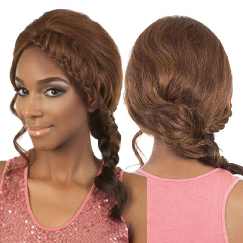 BeShe Braid Hair Lace Front Wig - LW-BRIE (SIDE BRAID LONG STYLE