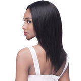BobbiBoss Unprocessed Human Hair HD Lace Front Wig - BNLFST16 Straight 16"