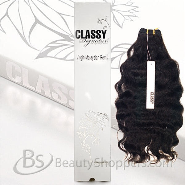 Classy Signature 100% Virgin Malaysian Remy Hair Weave - SPANISH WAVE