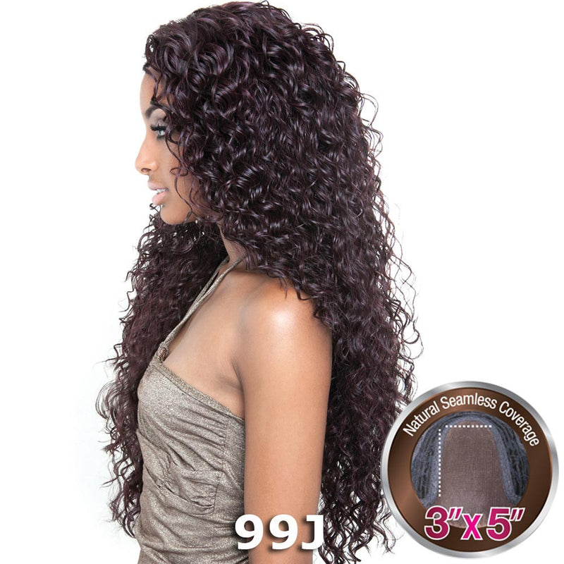 Brown Sugar Human Hair Blend Seamless Lace (3"X5") Wig - BS503 TAHITI
