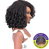 Janet Natural Me Yaky Texture Hair Lace Front Wig - HAZEL