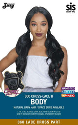 Zury Sis 360 Cross Part Lace Front Wig - BODY