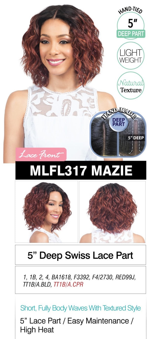 BobbiBoss 5" Deep Part Swiss Lace Front Wig - MLF317 Mazie