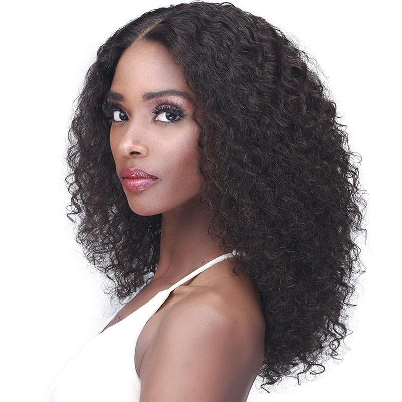 BobbiBoss Wet & Wavy Unprocessed Human Hair 13" X4" Deep Part HD Lace Front Wig - MHLF538 Camryn