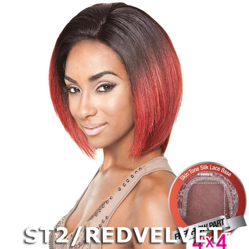 Mane Concept Brown Sugar Human Hair Blend Silk Lace Wig - BS601 (4"X4" Lace)