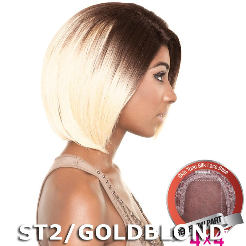 Mane Concept Brown Sugar Human Hair Blend Silk Lace Wig - BS601 (4"X4" Lace)