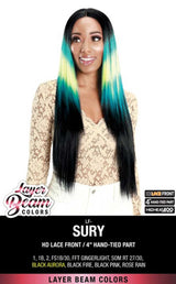 Zury Sis Beyond Layer Beam Colors HD Lace Front Wig - Sury