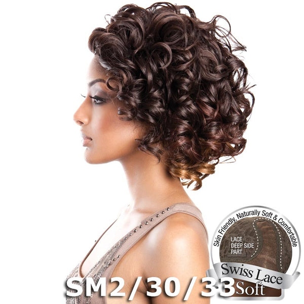 Isis Brown Sugar Human Hair Blend Soft Swiss Lace Wig - BS208
