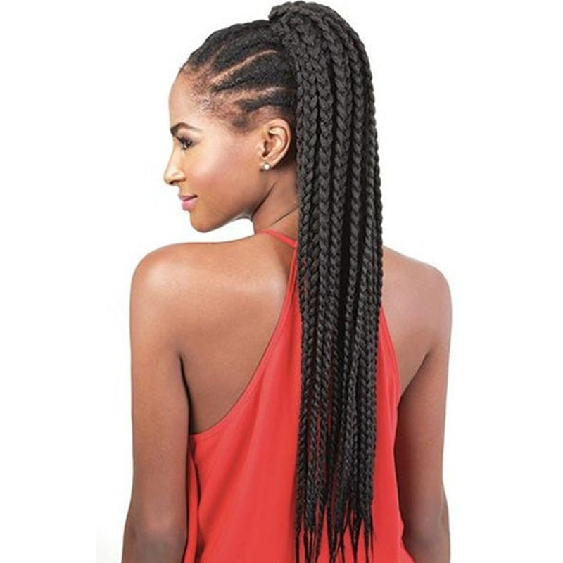BeShe Drawstring & Combo Synthetic Hair Ponytail - PT-Braid 28"