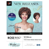 BobbiBoss Boss Wig FlexFit Cap Human Hair Wig - MH1223 Clover