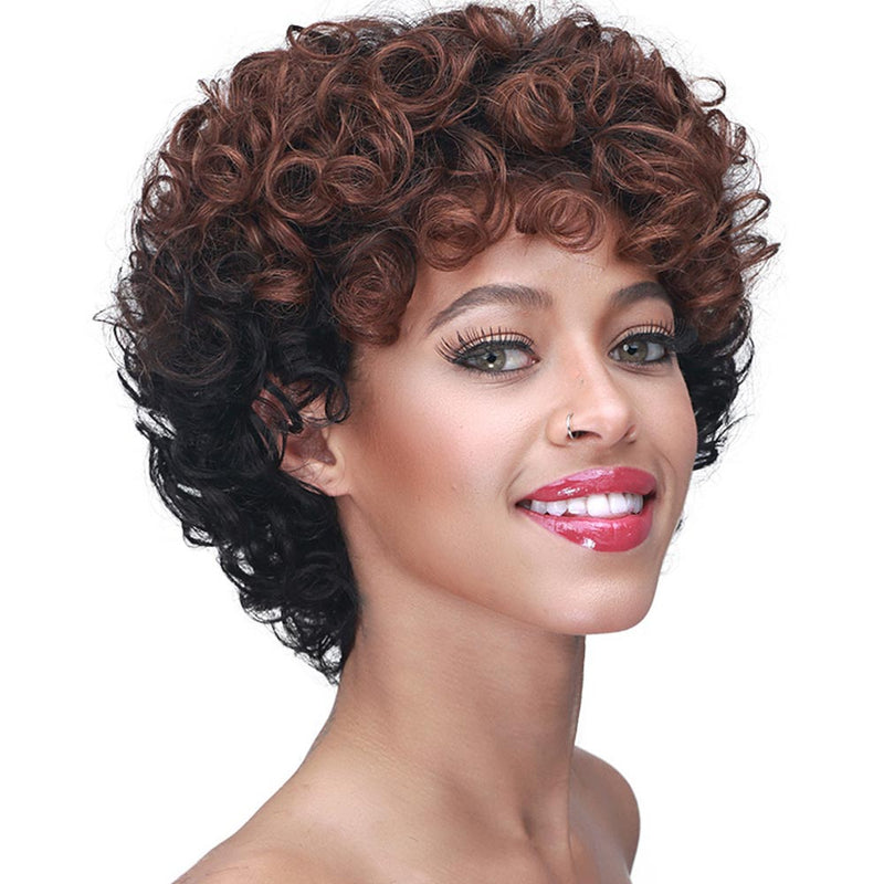 BobbiBoss Boss Wig FlexFit Cap Human Hair Wig - MH1223 Clover