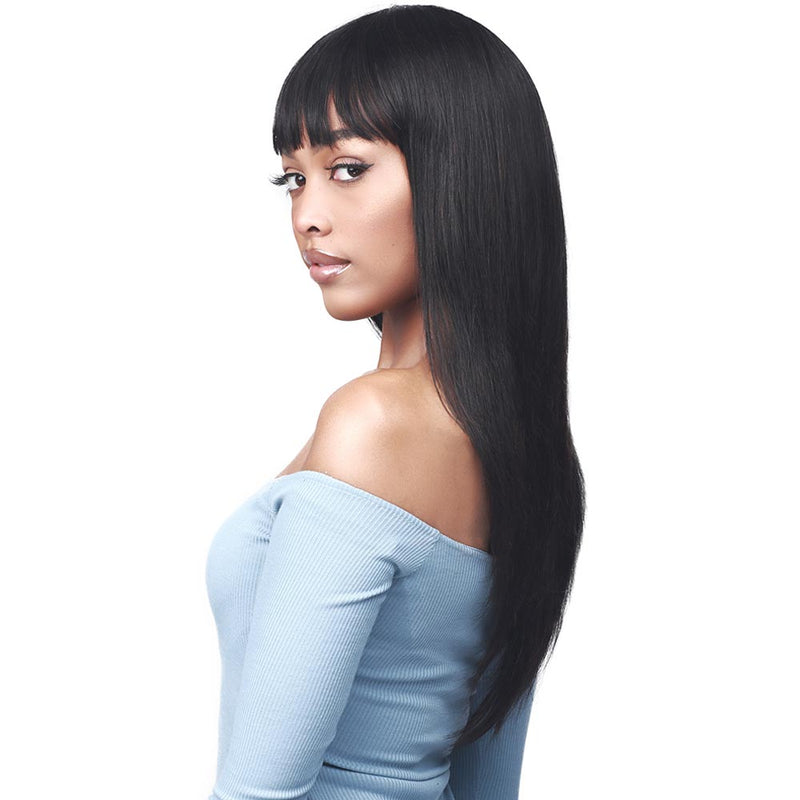 BobbiBoss Boss Wig 100% Human Hair Soft Bang Wig - MH1395 Damica