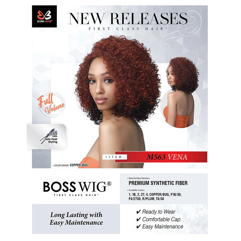 BobbiBoss Boss Wig Premium Synthetic Hair Wig - M563 Vena