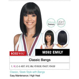 BobbiBoss Boss Wig Premium Synthetic Hair Wig - M592 Emily