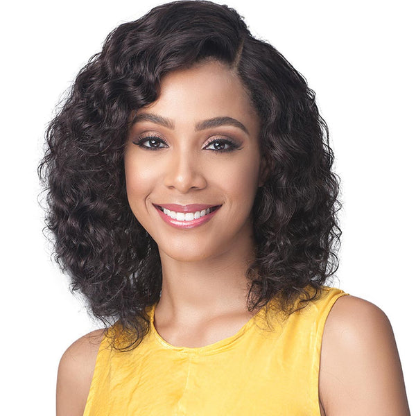 BobbiBoss Unprocessed Human Hair Whole/Full Lace Wig - Natural Curl 16"