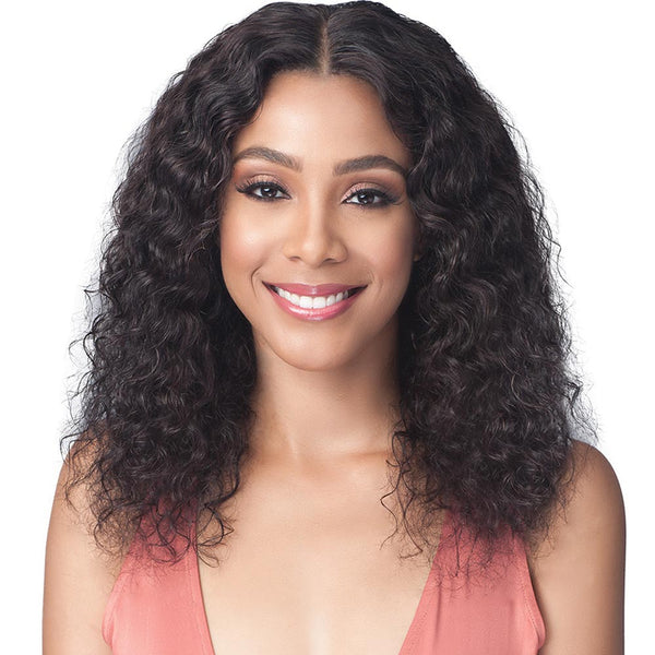 BobbiBoss Unprocessed Human Hair Whole/Full Lace Wig - NATURAL CURL 20"