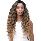 BobbiBoss Miss Origin Human Hair Blend Full Cap Wig - Ocean Wave