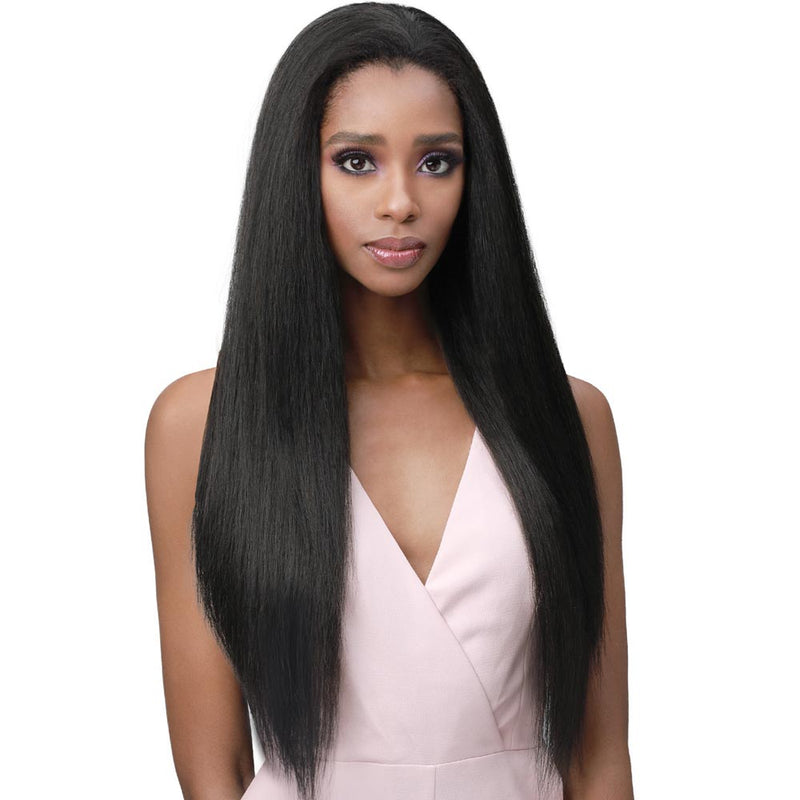 BobbiBoss Miss Origin Human Hair Blend Full Cap Wig - Natural Straight