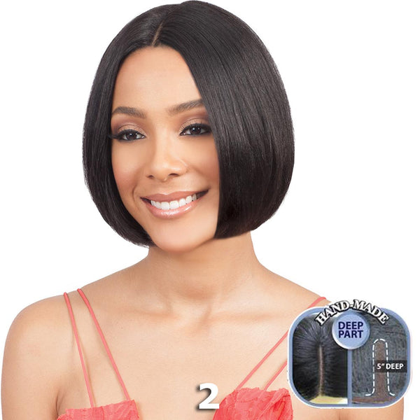 BobbiBoss Human Hair Lace Front Wig - MHLF802 EMA SHORT