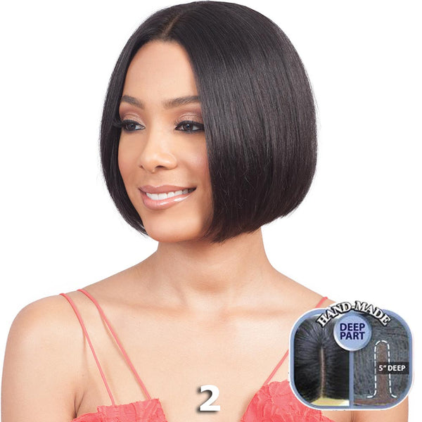 BobbiBoss Human Hair Lace Front Wig - MHLF802 Ema Short