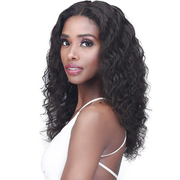 BobbiBoss Wet & Wavy Unprocessed Human Hair 13" X4" Deep Part HD Lace Front Wig - MHLF539 Lena