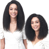 BobbiBoss Wet & Wavy Unprocessed Human Hair 13" X4" Deep Part HD Lace Front Wig - MHLF552 Matte