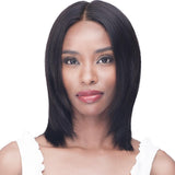 BobbiBoss Unprocessed Human Hair HD Lace Front Wig - BNLFST12 Straight 12"