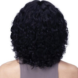 BobbiBoss Unprocessed Human Hair Lace Front Wig - BNLFWW12 Wet & Wavy 12"