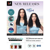 BobbiBoss Unprocessed Human Hair Lace Front Wig - BNLFWW20 Wet & Wavy 20"