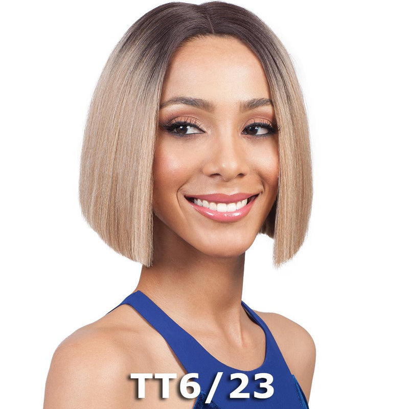 BobbiBoss 5" Deep "I"-Part Swiss Lace Front Wig - MLF178 Xenon
