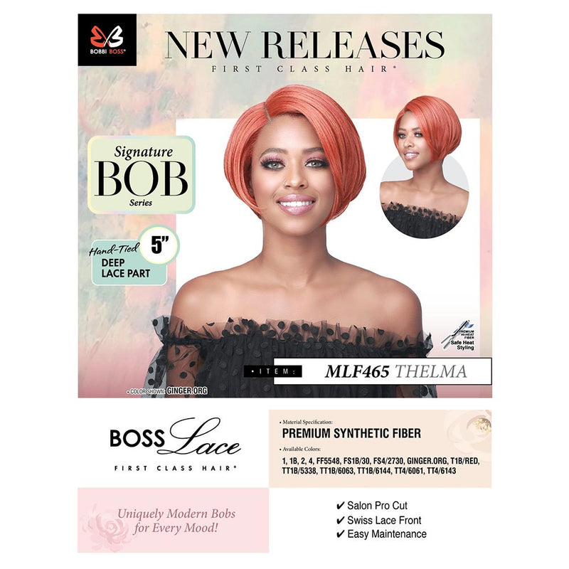 BobbiBoss 5" Deep Part Ear-to-Ear Lace Front Wig - MLF465 Thelma