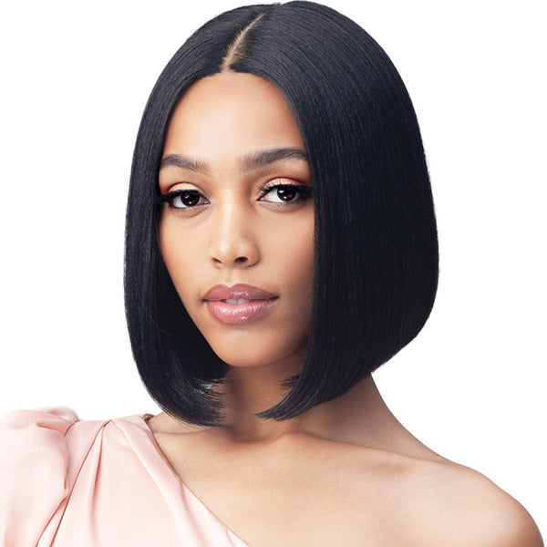 BobbiBoss Soft Perm Yaki Hair FlexFit Cap Lace Front Wig - MLF580 Livana