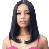 BobbiBoss Soft Perm Yaki Hair FlexFit Cap Lace Front Wig - MLF581 Tonee