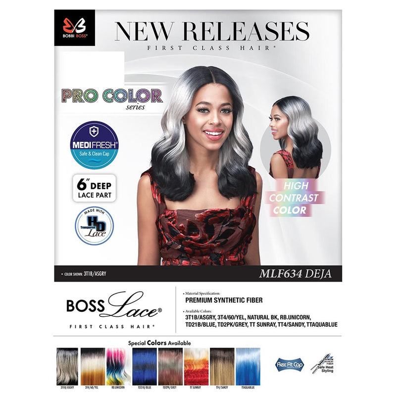 BobbiBoss 6" Deep Part Pro Color HD Lace Front Wig - MLF634 Deja