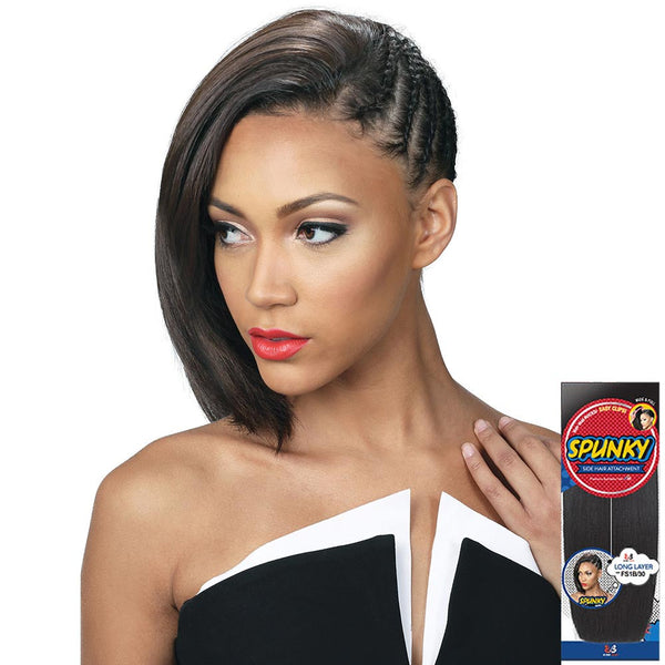 BobbiBoss Spunky Side Hair Clip-on Attachment - Long Layer