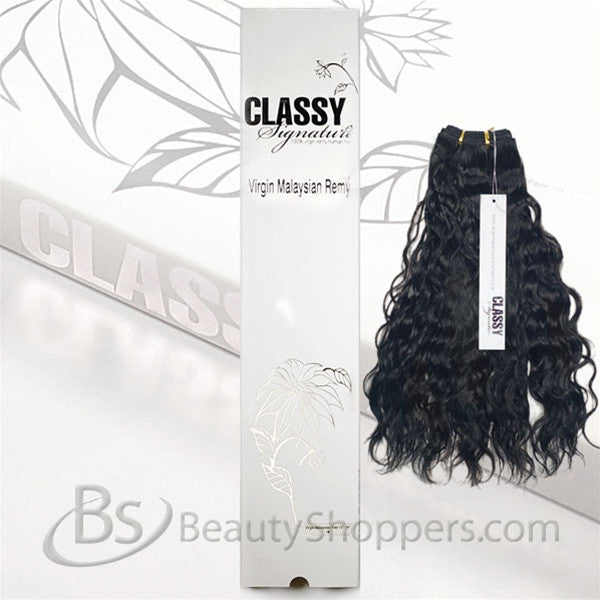 CLASSY Signature 100% Virgin Malaysian Remy Hair Weave - FRENCH WAVE