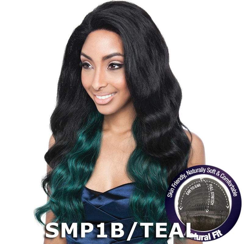 Mane Concept Brown Sugar Human Hair Blend Stretch Cap Lace Wig - BS704 STELLA