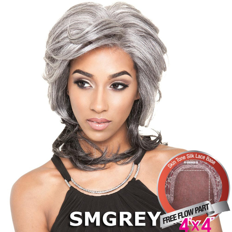 Mane Concept Brown Sugar Human Hair Blend Silk Lace Wig - BS611 (4"X4" Lace)