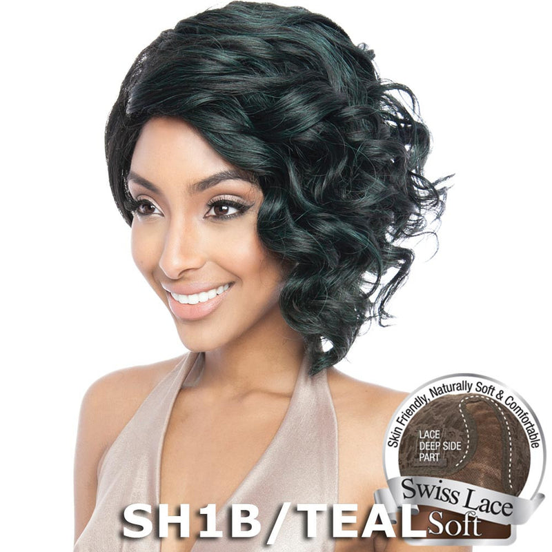 Isis Brown Sugar Human Hair Blend Soft Swiss Lace Wig - BS218 (10")