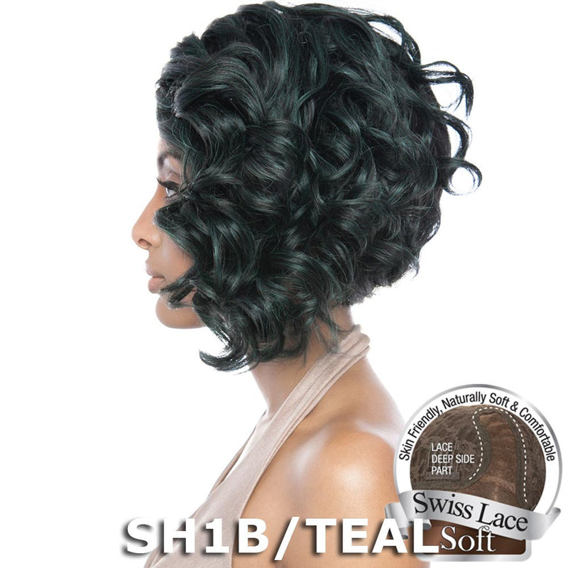 Isis Brown Sugar Human Hair Blend Soft Swiss Lace Wig - BS218 (10")