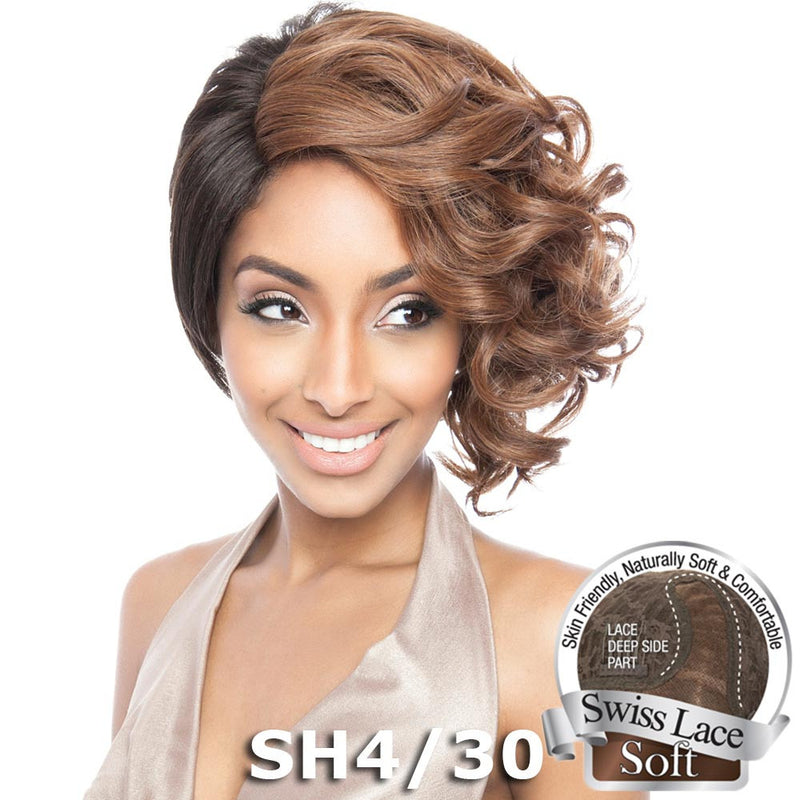 Isis Brown Sugar Human Hair Blend Soft Swiss Lace Wig - BS218 (10")