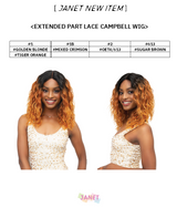 Janet Extended Part Lace Front Wig - Cambell