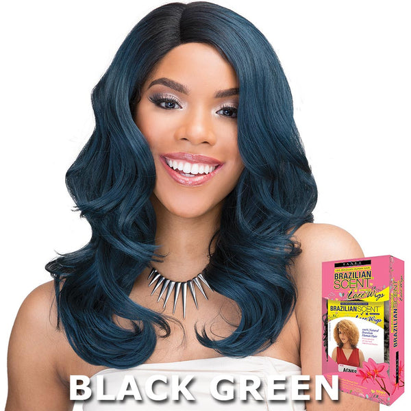 Janet Brazilian Scent Human Hair Blend Lace Front Wig - LUDIAN
