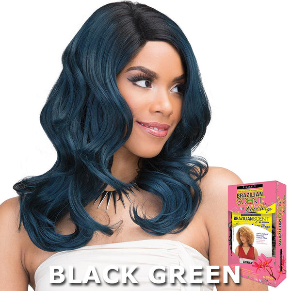 Janet Brazilian Scent Human Hair Blend Lace Front Wig - LUDIAN