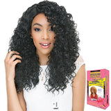 Janet Brazilian Scent Human Hair Blend Lace Front Wig - RAIN