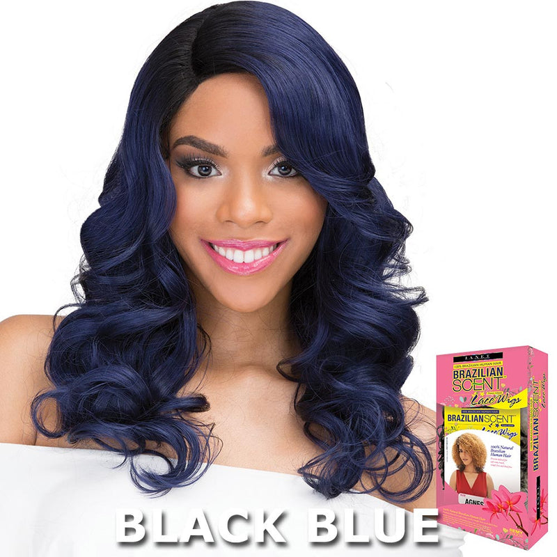 Janet Brazilian Scent Human Hair Blend Lace Front Wig - ROSLIN
