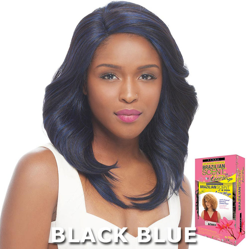 Janet Brazilian Scent Human Hair Blend Lace Front Wig - Hagell