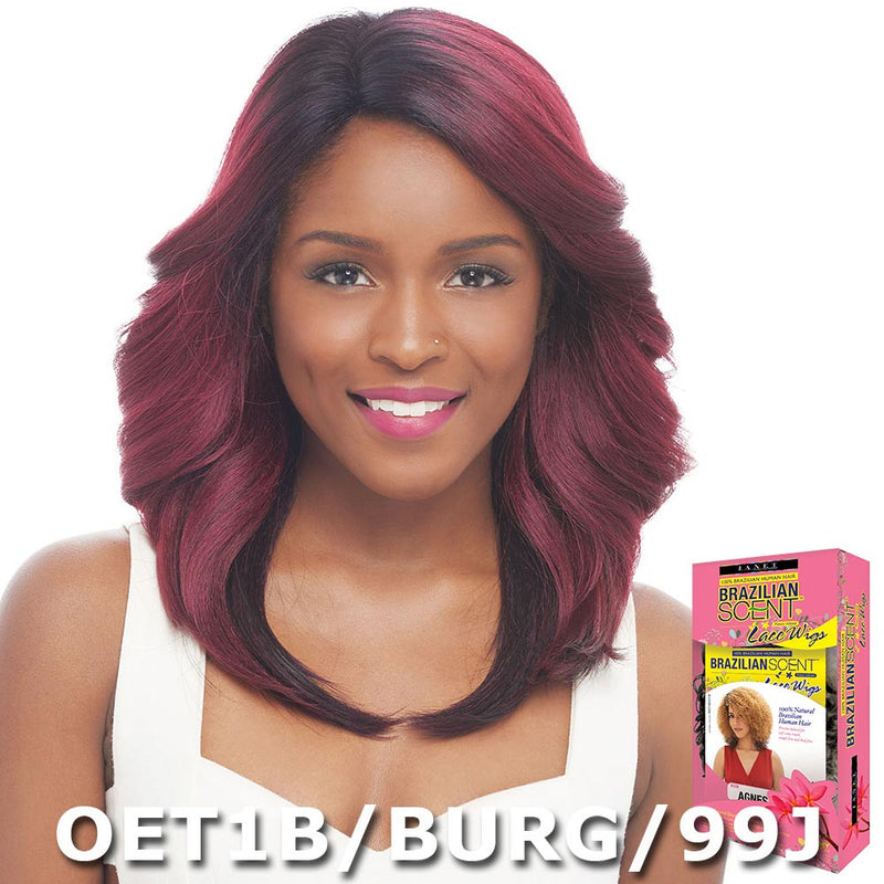 Janet Brazilian Scent Human Hair Blend Lace Front Wig - Hagell