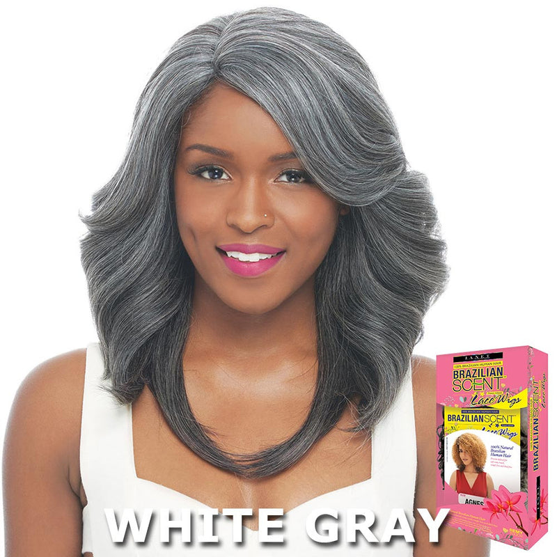 Janet Brazilian Scent Human Hair Blend Lace Front Wig - Hagell
