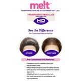 Janet HD Melt Transparent Hairline Extended Part Lace Front Wig - Maxine